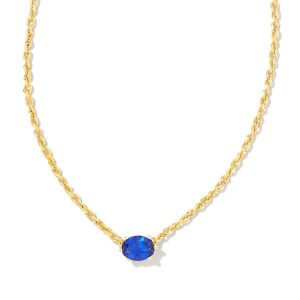 Cailin Gold September Pendant Necklace