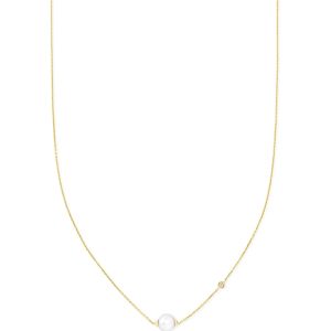 Cathleen 14k Yellow Gold Pendant Necklace Freshwater Cultured Pearl