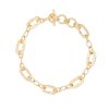 Link & Chain Charm Bracelet in 18k Gold Vermeil