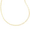 Courtney Paperclip Necklace in Gold