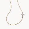 Cross Strand Necklace in 14k Yellow Gold