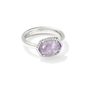Daphne Silver Frame Band Ring