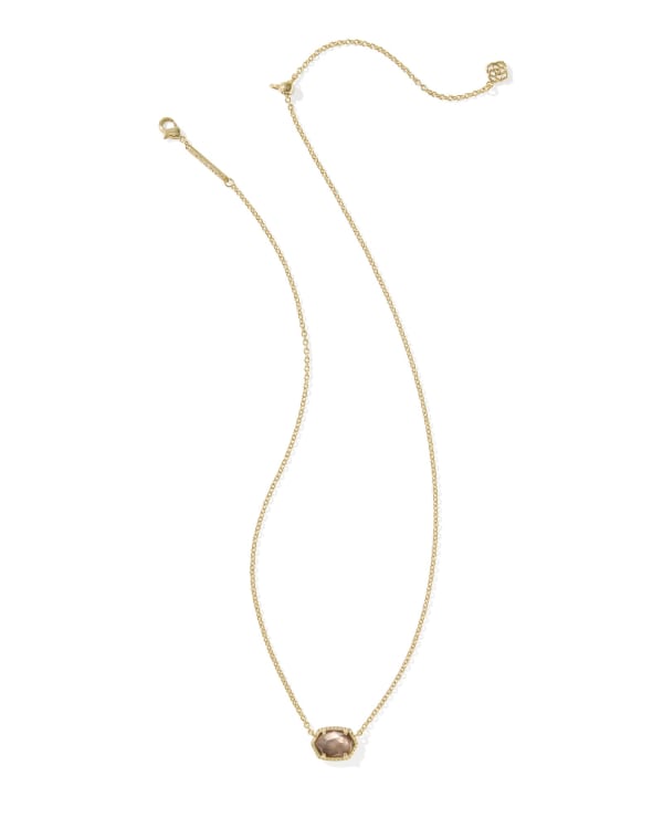 Daphne Gold Frame Short Pendant Necklace - alternate view
