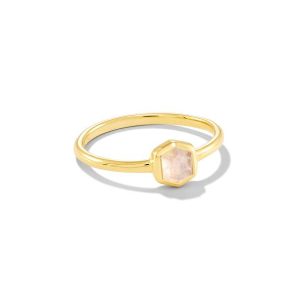 Davie 18k Gold Vermeil June Band Ring