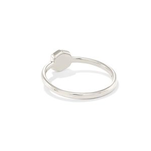 Davie Sterling Silver January Band Ring - view 2