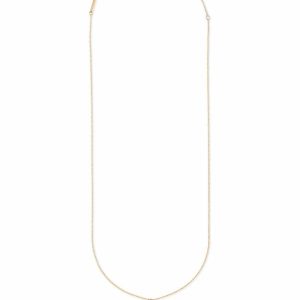 Diamond Letter H Pendant Necklace in 14k Yellow Gold - alternate view