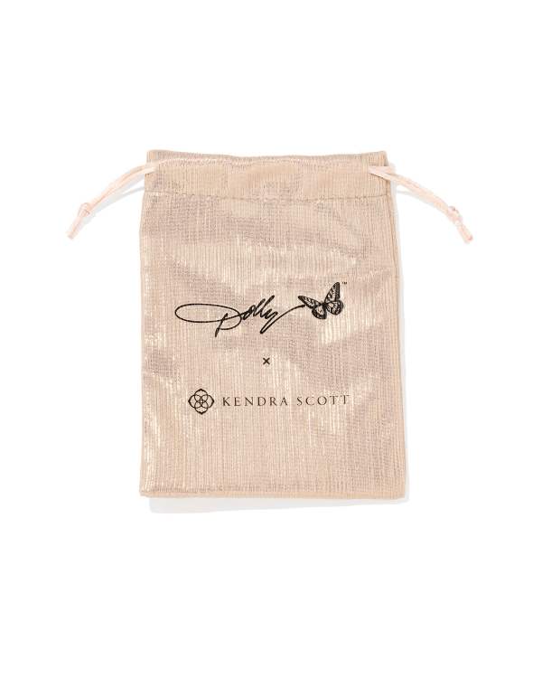 Dolly Parton x Kendra Scott Butterfly Vintage Gold Huggie Earrings - view 2