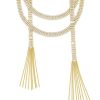 Dolly Parton x Kendra Scott Gold Statement Wrap Necklace in White CZ