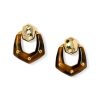 Embry Gold Open Frame Earrings
