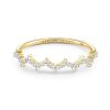 0.2 ct Finley 14k Yellow Gold Band Ring in White Diamond