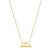 Folds of Honor Pendant Necklace in Gold