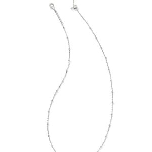 Grandma Script Pendant Necklace in Silver - alternate view