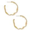 Holland Vintage Gold Hoop Earrings