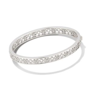 Kelly Bangle Bracelet in Silver