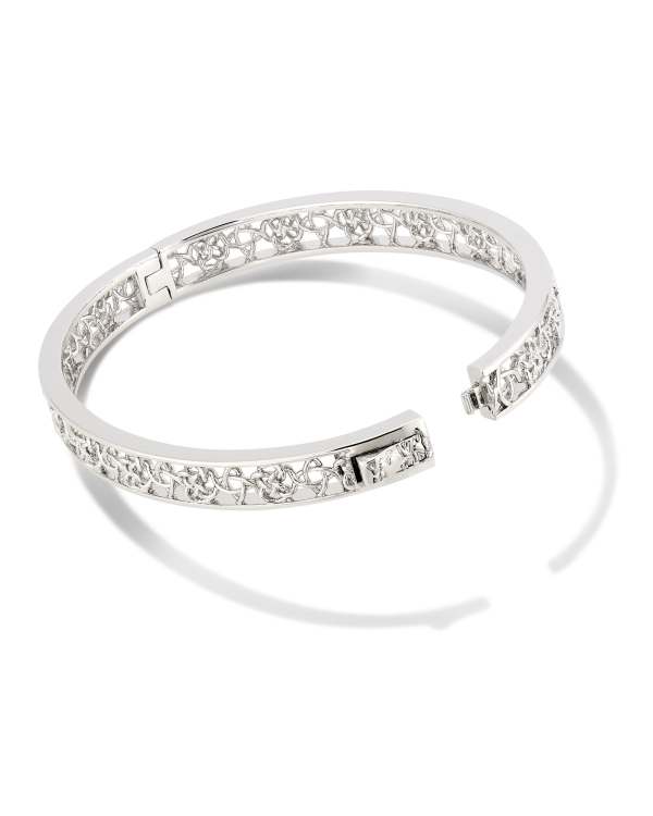 Kelly Bangle Bracelet in Silver - view 2