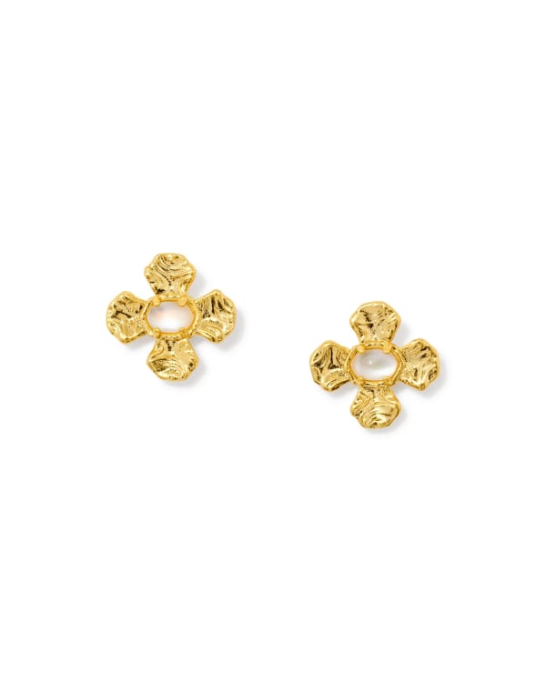 Leanne Gold Stud Earrings - view 2