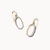 0.34 ct Lee 14k Yellow Gold Open Frame Earrings in White Diamond
