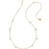 Leighton Gold Pearl Strand Necklace in Freshwater Cultured Pearl