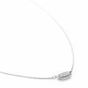 0.14 ct Lisa Pendant Necklace in Pave Diamond and 14k White Gold
