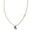 Maisie 18k Gold Vermeil September Pendant Necklace