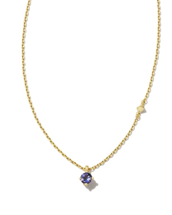 Maisie 18k Gold Vermeil September Pendant Necklace