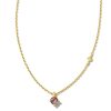 Maisie 18k Gold Vermeil October Pendant Necklace