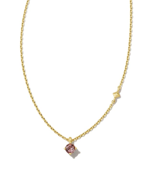 Maisie 18k Gold Vermeil October Pendant Necklace