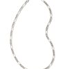 Figaro Chain Necklace in Oxidized Sterling Silver