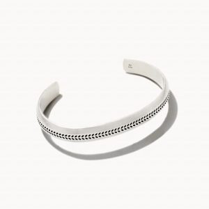 Hicks Cuff Bracelet in Oxidized Sterling Silver