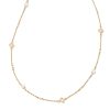 Michelle 14k Yellow Gold Strand Necklace in Freshwater Cultured Pearl