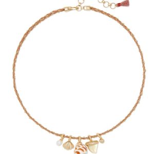 Oleana Gold Charm Necklace