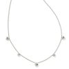 Phoebe Strand Necklace in Silver