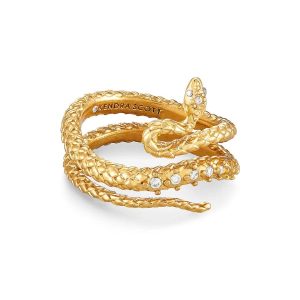 Phoenix Wrap Ring in Vintage Gold
