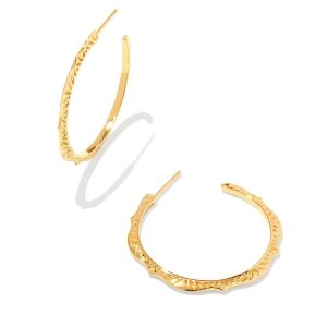 Sophee Hoop Earrings in 18k Gold Vermeil