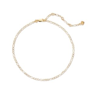 Rylie Anklet in 18k Yellow Gold Vermeil