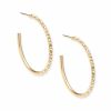 Veronica Hoop Earrings in Gold