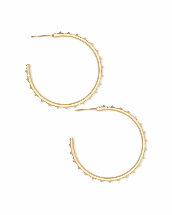 Veronica Hoop Earrings in Gold - view 2