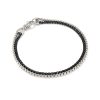 Wells Chain Bracelet in 18k Gold Vermeil and Black Hematite
